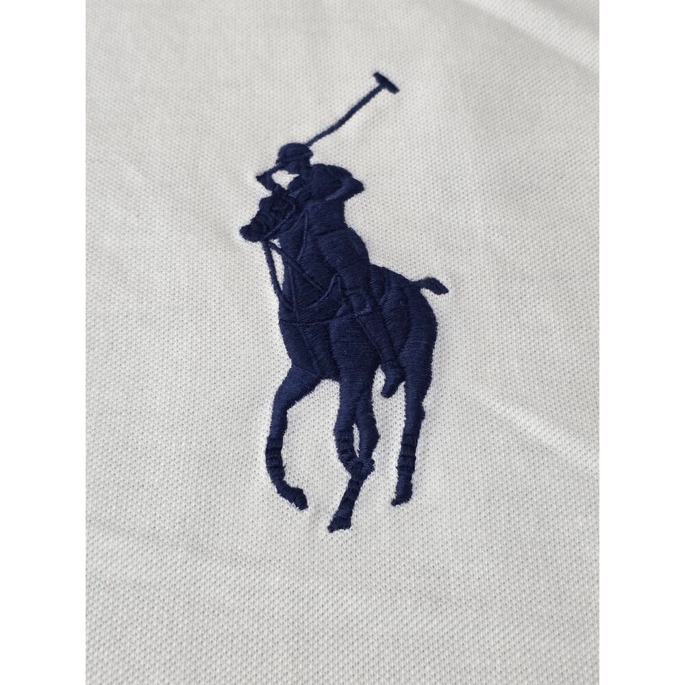 Ralph Lauren Polo white cotton short sleeve polo shirt - Large Pony USA- 4XL